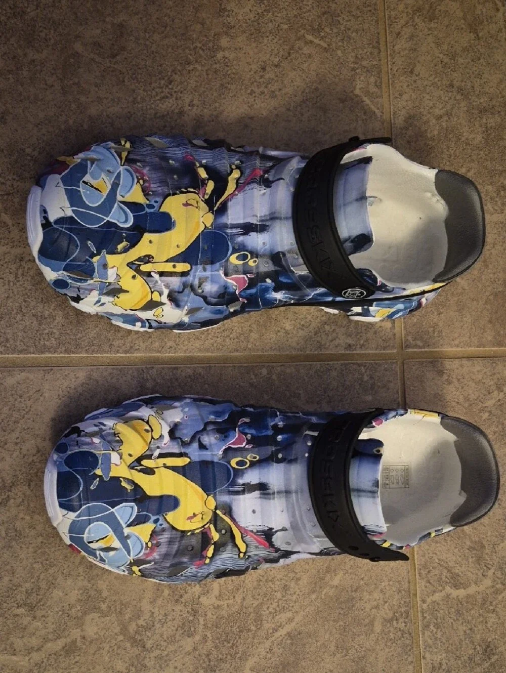 CROSSKIX 2.0 Men's Multicolor Graphic Slip-On Boat Shoe / Sandal